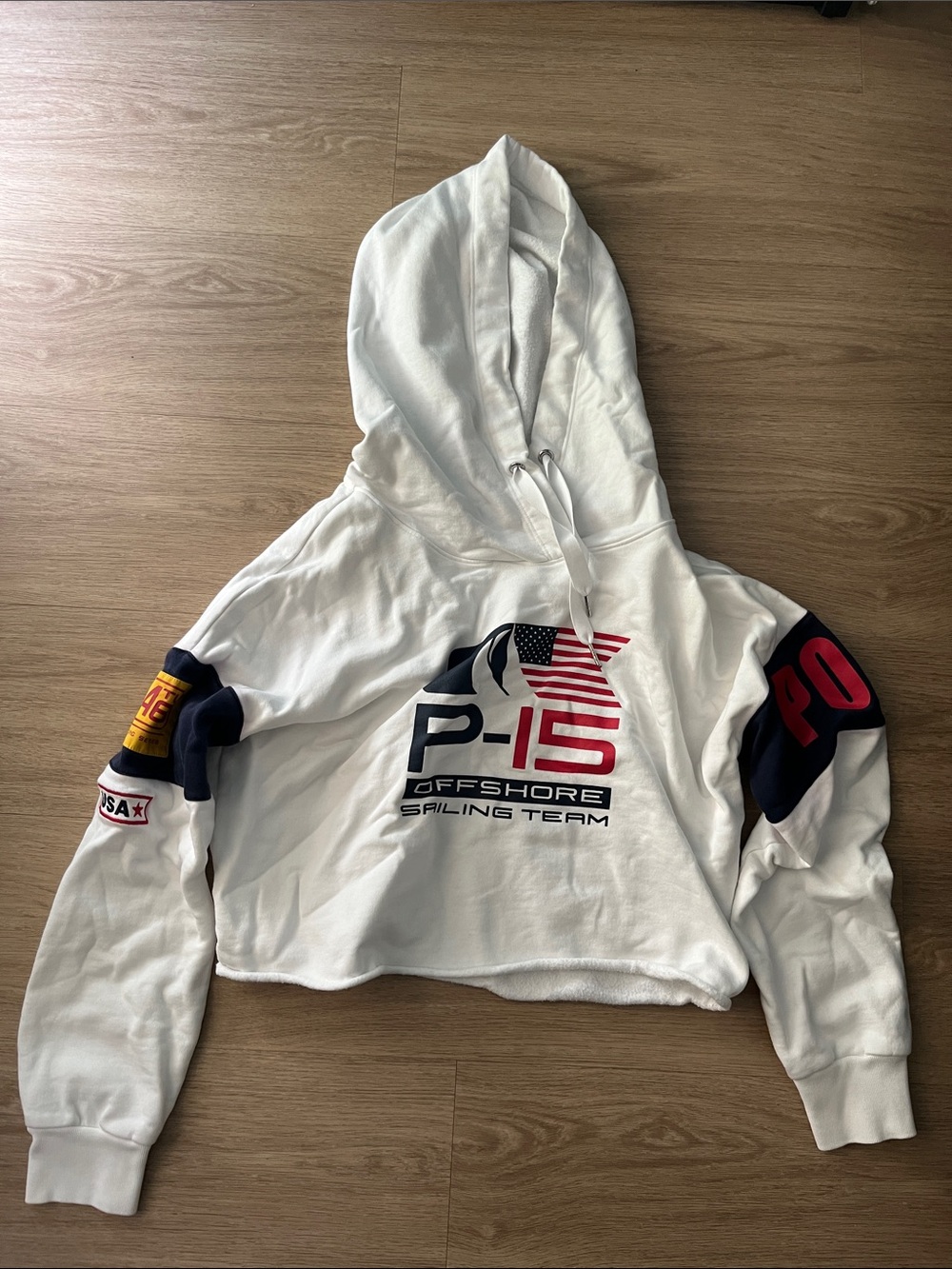 Ralph Lauren White Sailing Team Hoodie